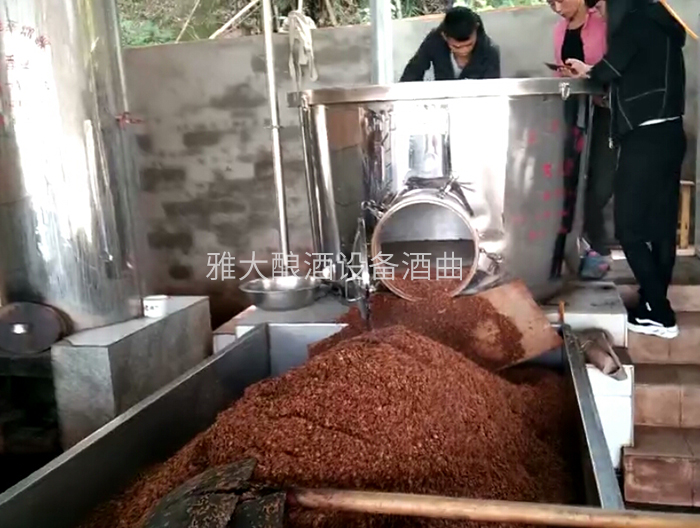 3.11熟料釀酒設(shè)備做酒，酒糟養(yǎng)豬