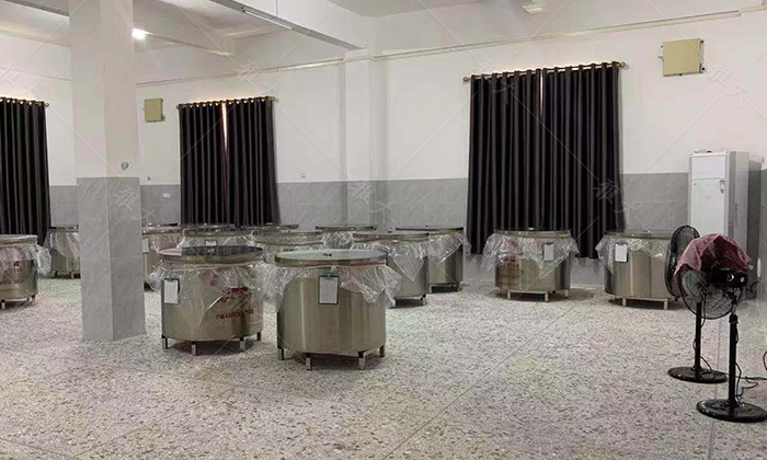 12-7第一批大米酒發(fā)酵完成，可以蒸酒了